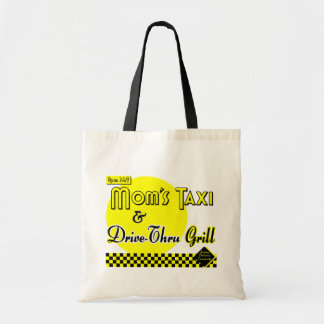 Moms Taxi och Drive Thru Grill Tote påse Tygkasse