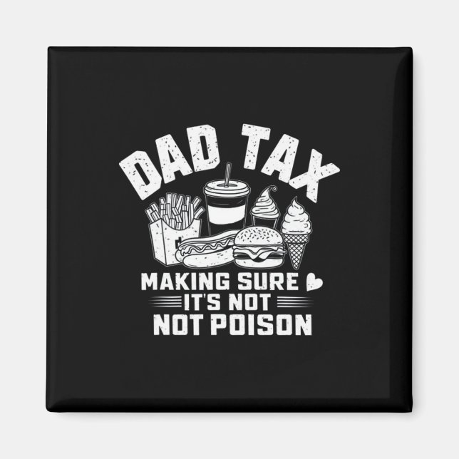 Momsbelagd Skapar att det inte är Poison Funny Pap Magnet (Framsidan)