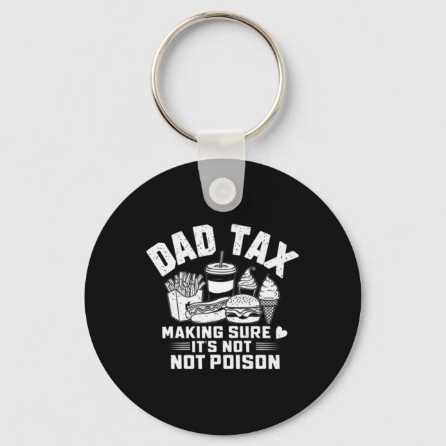 Momsbelagd Skapar att det inte är Poison Funny Pap Nyckelring (Framsida)
