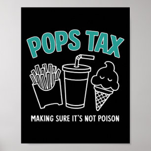 Momsbelagd Skapar att det inte är Poison Funny Pap Poster