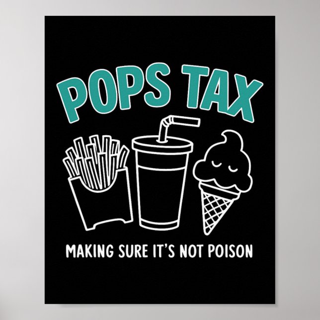 Momsbelagd Skapar att det inte är Poison Funny Pap Poster (Framsidan)