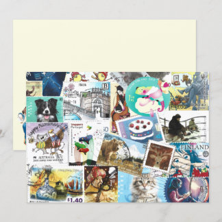 Momskort för Frimärke i stadiet