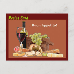 Momskortsuppsättning - Buon Appetito Vykort