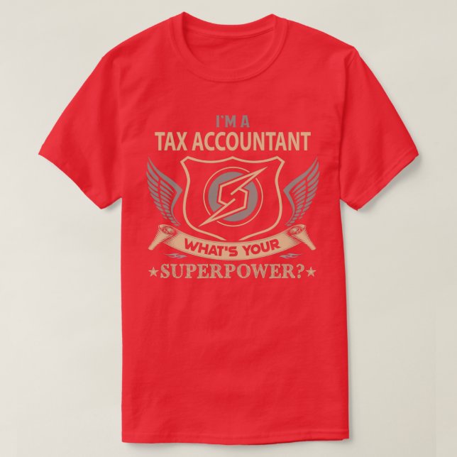 Momsräknare, superpower-jobbpresentationsobjekt t shirt (Design framsida)
