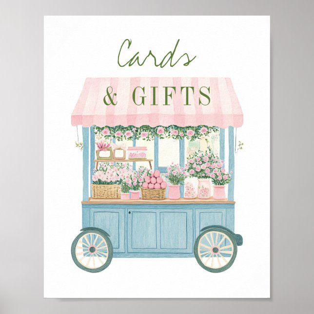 Momssignering av gåva från Möhippa av marknadskort Poster (Framsidan)