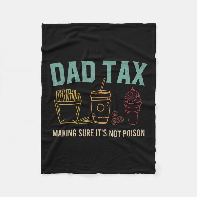 MomsSkapar Säkert att det inte är Poison Funny Far Fleecefilt (Framsidan)