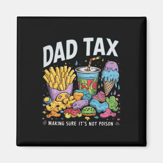 MomsSkapar Säkert att det inte är Poison Funny Far Magnet (Framsidan)