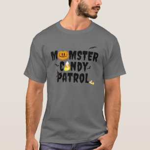 Momster Candy Patrol Women Funny Mamma Halloween T Shirt