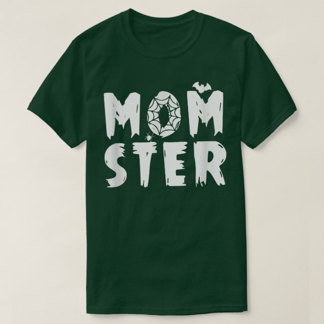 Momster Couples Halloween Mother Family Matching L T Shirt (Design framsida)