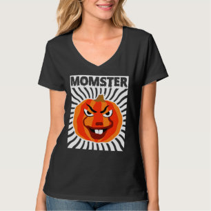 🎃 Momster Funny Pumpkin Halloween Spooky Mamma T Shirt
