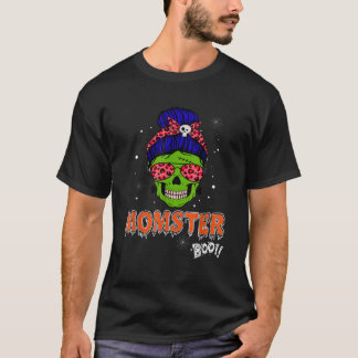 Momster Funny Spooky Salty Skull Halloween Costume T Shirt