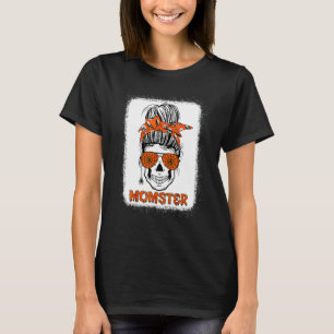 Momster Halloween Costume Skull Mamma Messy Hair B T Shirt