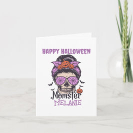 Momster Halloween Gift för Mamma Helgkort