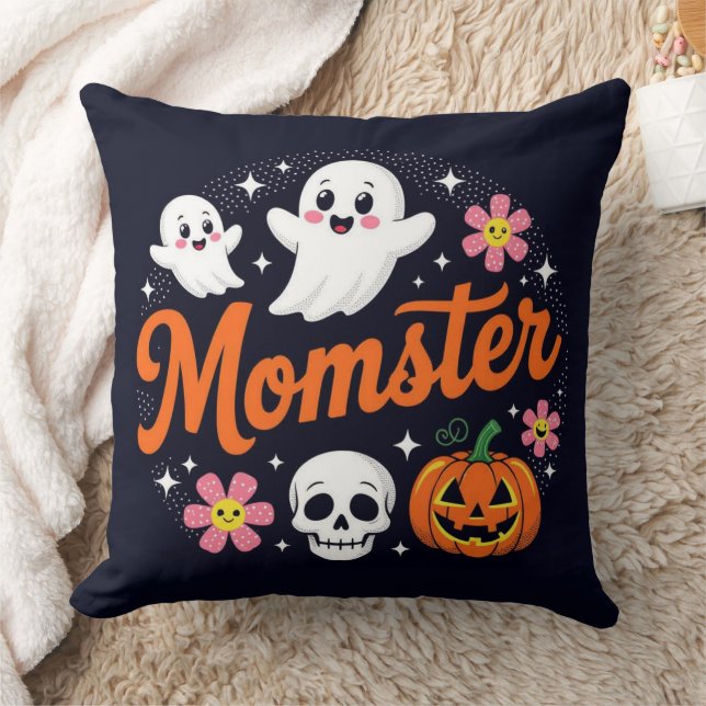 Momster Halloween Kudde (Filt)