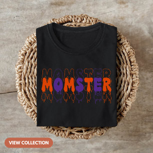Momster Halloween Matchande Familj Kvinnors T Shirt