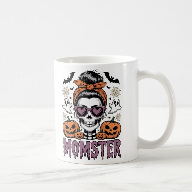 Momster Halloween-mugg – Rolig kaffekopp för mammo (Höger)