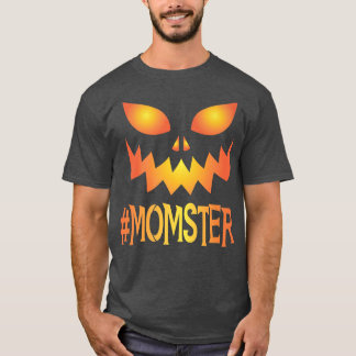 Momster Halloween Pumpkin Ansikte Jack o lantern S T Shirt