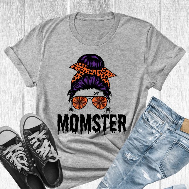 Momster Halloween Tshirt, Sweatshirt Gift för Mamm T Shirt (Skapare uppladdad)