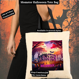 Momster Halloween Tygkasse