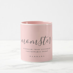 MOMSTER MAMMA LIV STARKARE ÄN I GÅRDAGSKAFFE MUGG