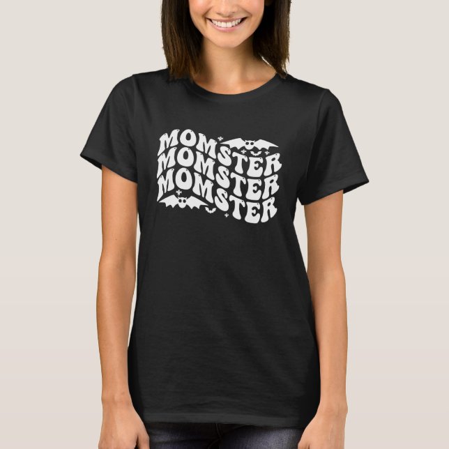 Momster Mamma Mamma Monster Costume Easy Mor Hall T Shirt (Framsida)