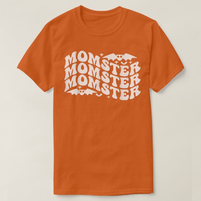 Momster Mamma Mamma Monster Costume Easy Mor Hall T Shirt (Design framsida)