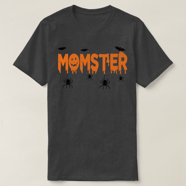 Momster Mamma Mamma Monster N Funny Momster Mor H T Shirt (Design framsida)