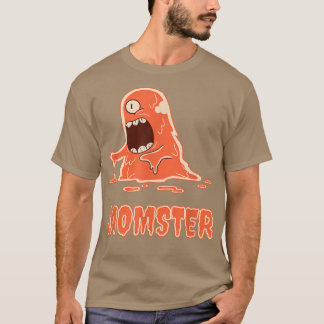Momster Scary Orange Slime Monster Halloween Mamma T Shirt