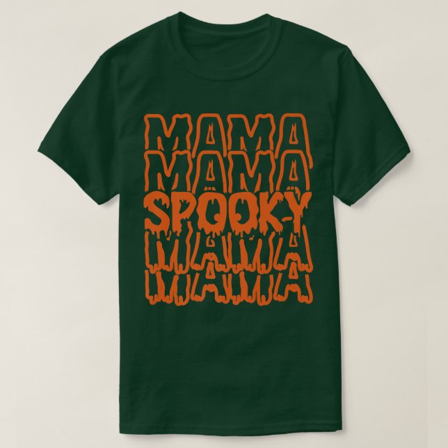 Momster Spooky Mamma Monster Costume Easy Mor Ha T Shirt (Design framsida)