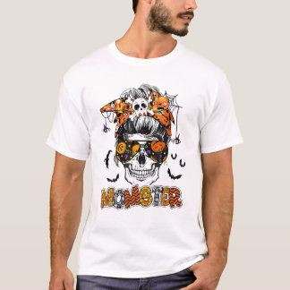 MomsterHalloween Messy T Shirt