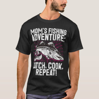 Momu2019s Fiskeäventyr Fånga, Laga, Upprepa! F T Shirt