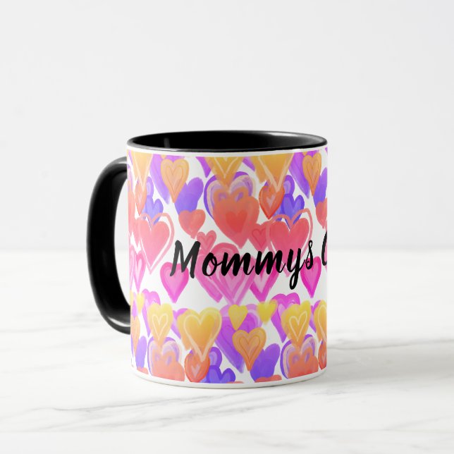 MOMYS COFFEE, HJÄRTA MUGG (Framsida vänster)
