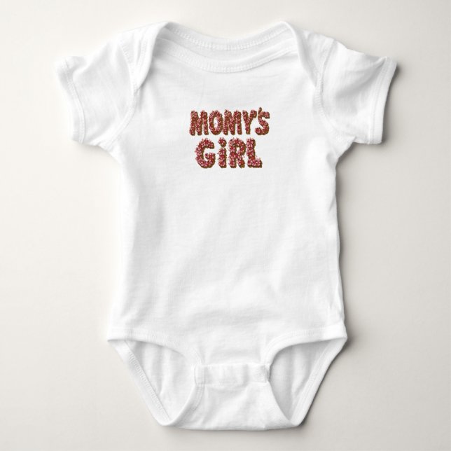 Momys Girl Baby Bodykostym T Shirt (Framsida)