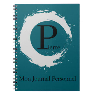 Mon Carnet Quotidien Turquois à Personnaliser Anteckningsbok
