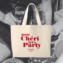 Mon Cherie Låt oss festa Cherry Red Djärv