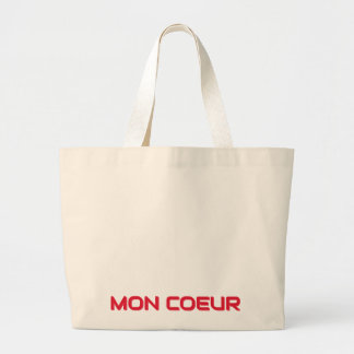 Mon Coeur Tote Jumbo Tygkasse