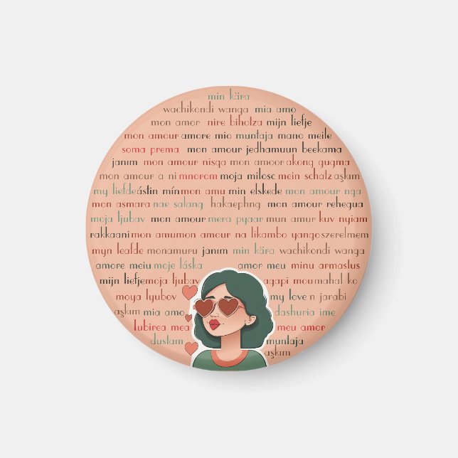 Mon Kärlek Magnet (Framsidan)