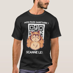 Mon Pass Sanitary Vaccin Vaccination 2021 Passport T Shirt