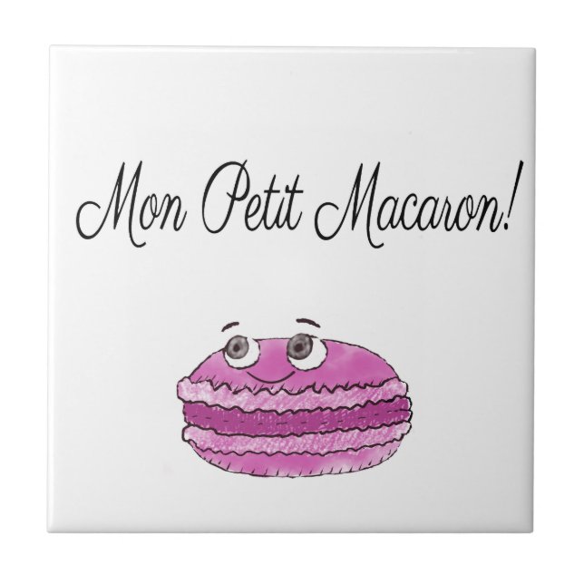 Mon Petit Macaron Kakelplatta (Framsidan)
