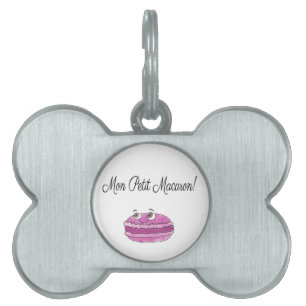Mon Petit Macaron Namnbricka Husdjur