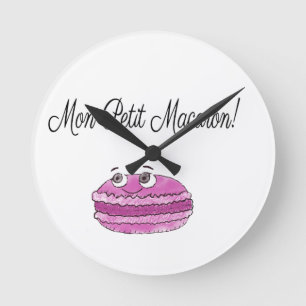 Mon Petit Macaron Rund Klocka