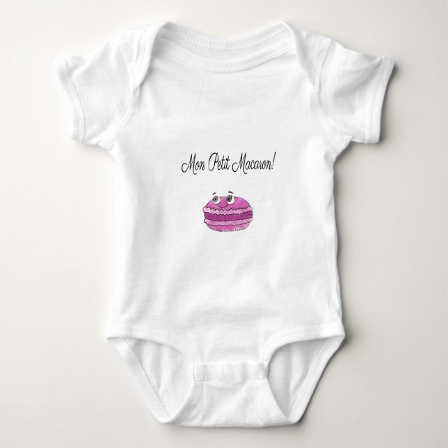 Mon Petit Macaron T-shirt (Framsida)