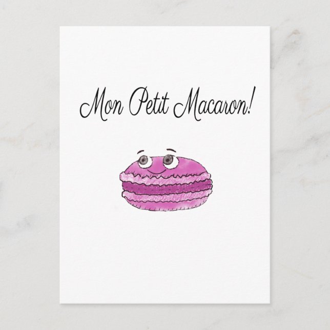 Mon Petit Macaron Vykort (Framsida)