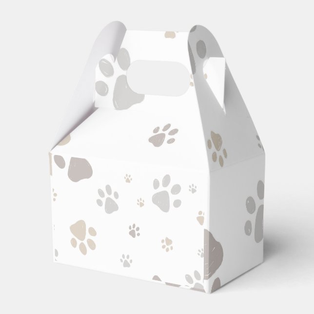 Mon Toutou Franska Hund Födelsedagsfest Servetter Presentaskar (Framsidan Sidan)