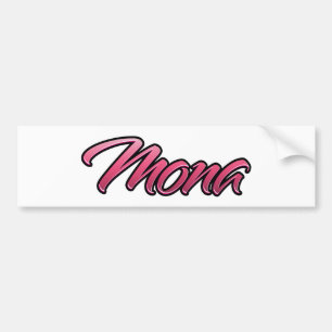 Mona bleknande rosa dekaler klistermärken