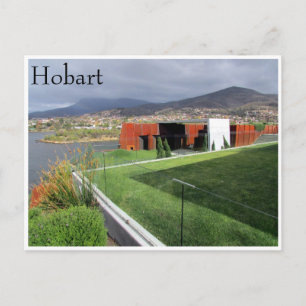 mona hobart grått vykort