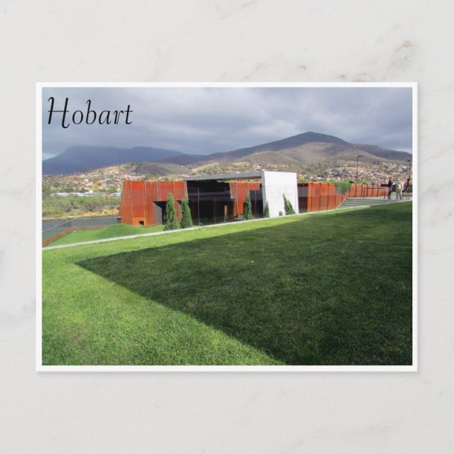 mona hobart museum vykort (Framsida)