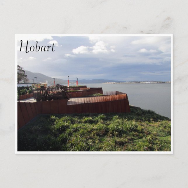 mona hobart-vy vykort (Framsida)