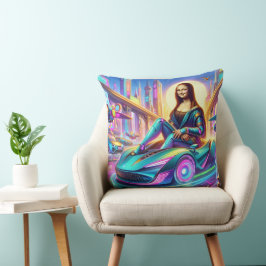 Mona i framtiden och en hisskorg kudde