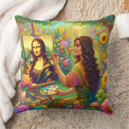 Mona is drawing Mona Kudde